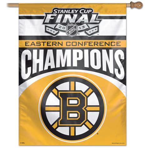 Boston Bruins 2013 NHL Eastern Conference Champions Vertical Banner ...