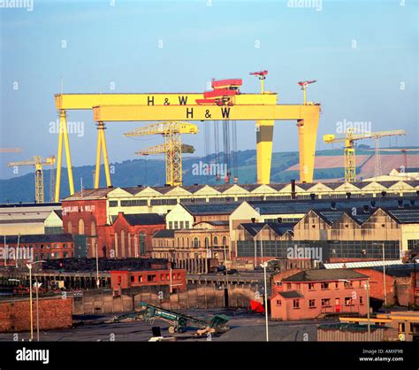 Harland Wolff Shipyard Belfast Northern Ireland Stock Photo - Alamy