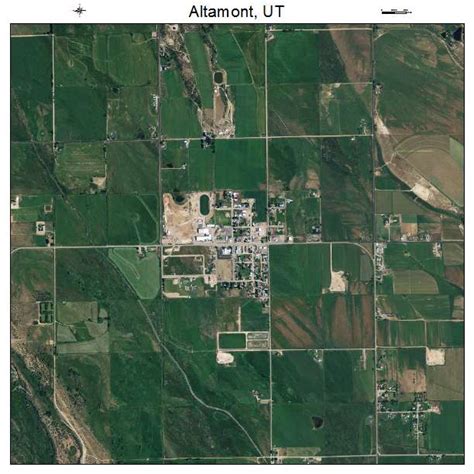 Aerial Photography Map of Altamont, UT Utah