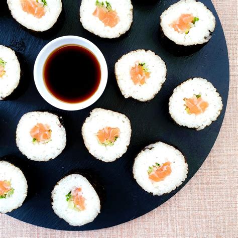 Salmon Maki Sushi Rolls – Feast Glorious Feast