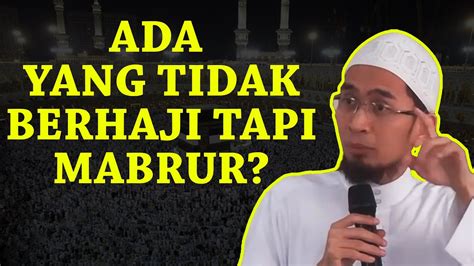 Ceramah Ustadz Adi Hidayat Penjelasan Lengkap Esensi/Makna Haji - YouTube