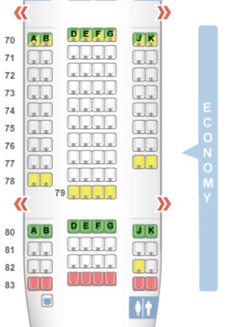 Asiana Airlines A380 Seat Map