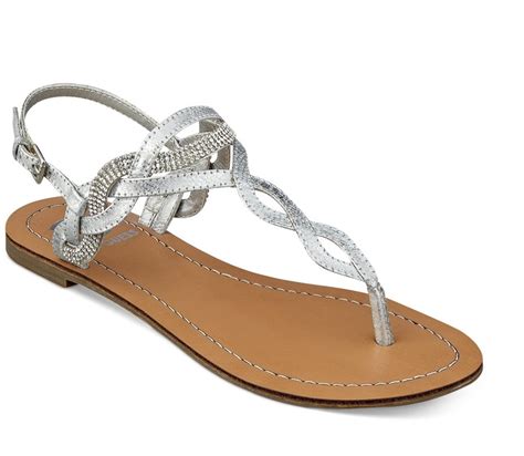 Silver Flat Sandals | CraftySandals.com