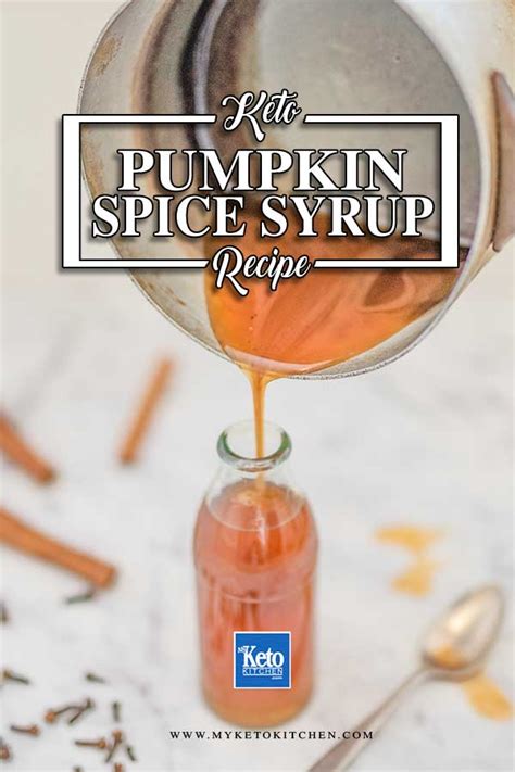 Sugar-Free Pumpkin Spice Syrup Recipe - Fall Inspired Keto Topping