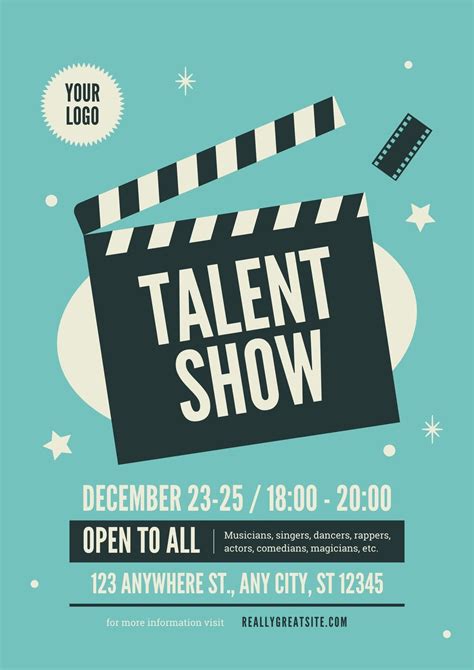 Talent Show Poster Template