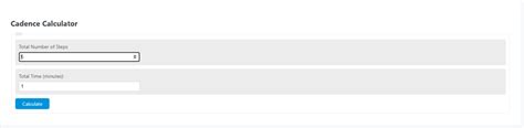 Cadence (Running) Calculator - Calculator Academy