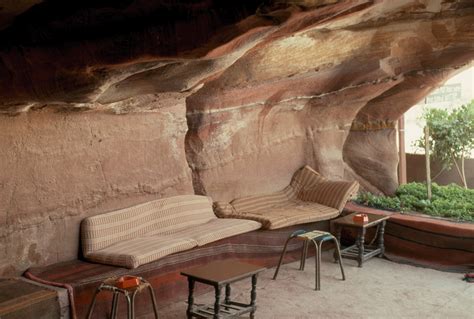 Ancient City of Petra | Interior view of a tomb at the outer Siq, in ...