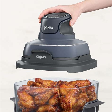 Ninja Crispi™ 4-in-1 Portable Glass Air Fryer Cooking System Stone - Air Fryers