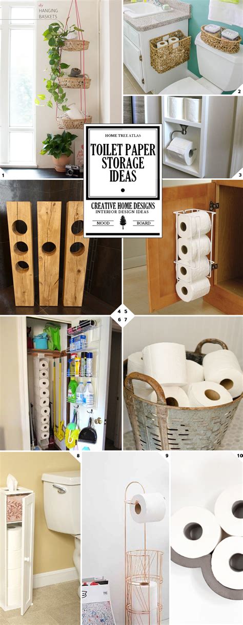 10 Bathroom Toilet Paper Storage Ideas and Styles - interior design