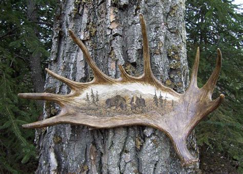 Antler Carving from benfirthstudio.com | Bone carving art, Antler art ...