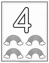 Printable Number Coloring Pages For Early Learners sketch template