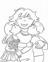 Mom You Are The Best coloring Page sketch template