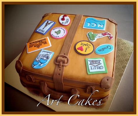 Bon Voyage Cake | Bon voyage cake, Cake art, Cake