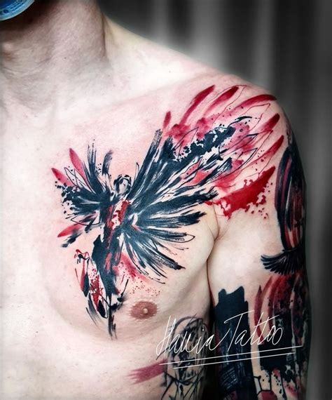 Pin by Tiffany Montague Simmons on Marcus watercolor in 2022 | Electronic tattoo, Shoulder ...