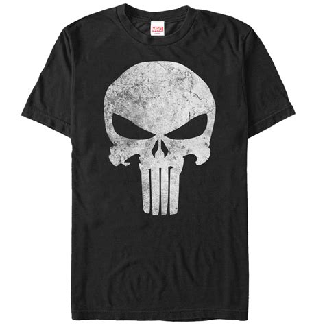 Marvel - Marvel Men's Punisher Retro Skull Symbol T-Shirt - Walmart.com ...