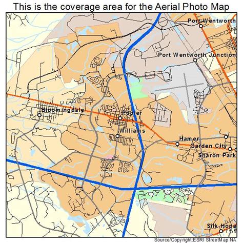 Aerial Photography Map of Pooler, GA Georgia