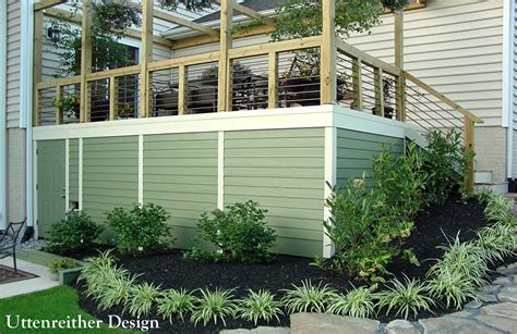 Uttenreither Design | Under deck shed, Diy deck, Under deck