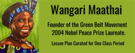 Wangari Maathai: Founder of the Green Belt Movement and the 2004 Nobel ...