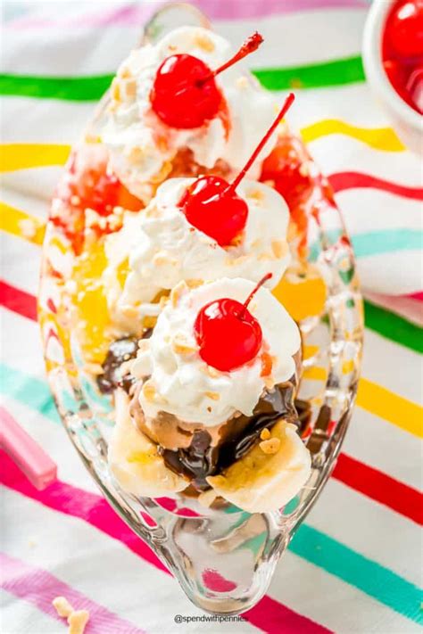 Banana Split Sundaes - Spend With Pennies