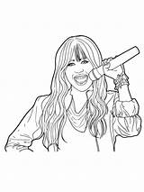 Singer Coloring Pages sketch template