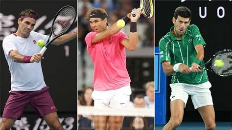 Big 3: Federer, Nadal, Djokovic dominate men's tennis