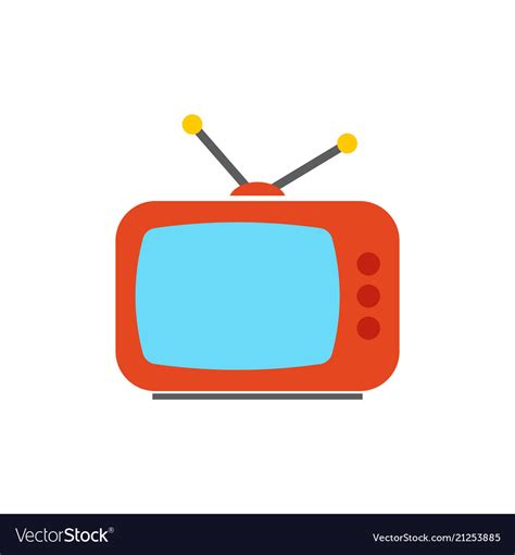 Tv icon - television screen - entertainments Vector Image