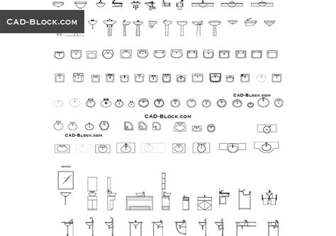 Inspirasi Terkini Corner Sink CAD Block