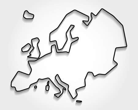 Europe Map Outline