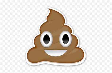 Poo Emoji Sticker Transparent Png - Emoji Poop To Print,No Emoji Png - free transparent png ...