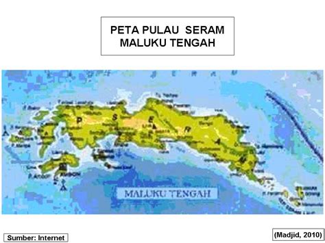 PETA DIGITAL: Peta Pulau Seram Maluku Tengah