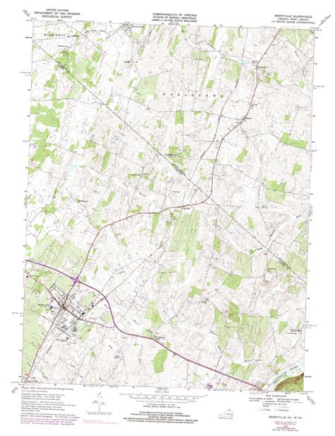 Berryville topographic map, VA, WV - USGS Topo Quad 39077b8