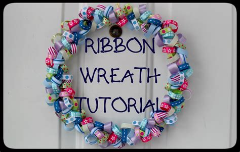 How to Make a Ribbon Wreath | Ribbon wreath tutorial, Ribbon wreath ...