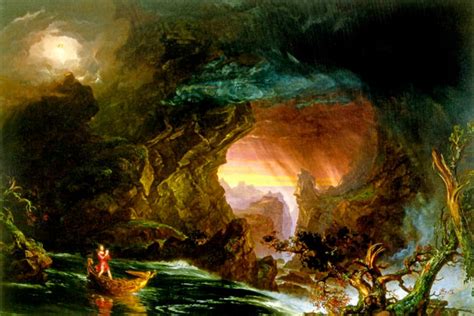 The Voyage of Life Manhood Stages of Human Life Painting by Thomas Cole Repro - Etsy