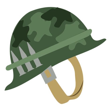 Camouflage Army Helmet PNG Image