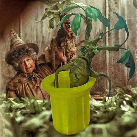 mandrake root plants from the Harry Potter movie 3D model 3D printable ...