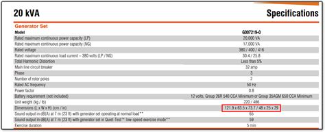 What are the dimensions of Generac home standby generators?
