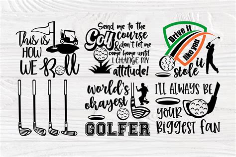 Golf SVG Bundle, Golf Svg Cut Files, Golf Club Svg By TonisArtStudio ...