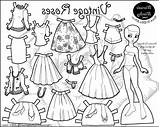 Free Paper Doll Coloring Pages sketch template