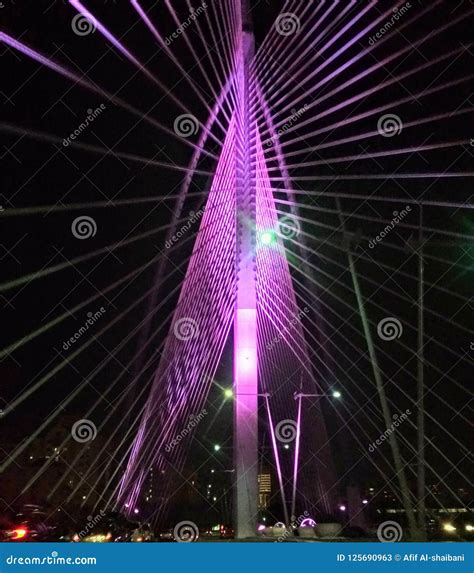 Seri Wawasan Putrajaya Bridge Stock Image - Image of seri, kuala: 125690963