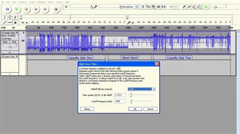 What is DC Offset and How to Remove it in Audacity Using the High Pass Filter - YouTube