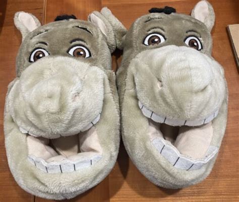 Donkey Slippers Dreamworks Shrek 2 Slippers - Size Sm… - Gem