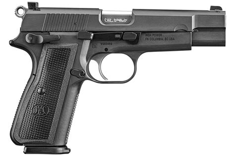 FN New High Power 9mm Pistol with Black Finish | Sportsman's Outdoor ...