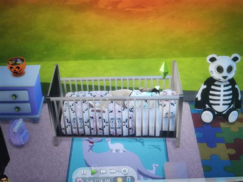 I found some awesome mods for the Sims 4! An adult crib, an adult high chair and some onesies ...