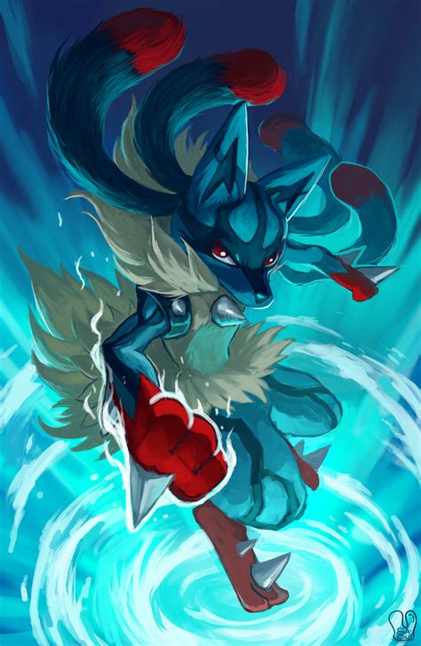 Mega Lucario: The Fierce Aura Pokémon in Action