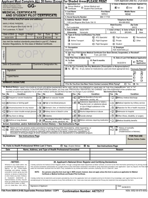 FAA Medical Exam Summary PDF | PDF | Driving Under The Influence | Medicine