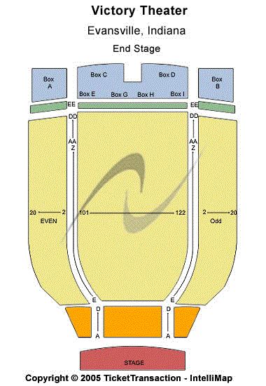 Victory Theatre - In Seating Chart | Victory Theatre - In Event Tickets & Schedule