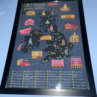 West End Theatre Map - Etsy