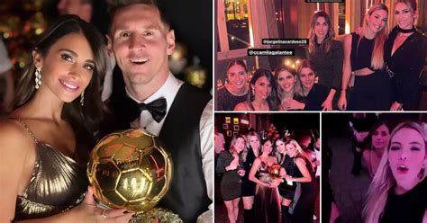 Inside Lionel Messi's private Ballon d'Or party before missing PSG ...