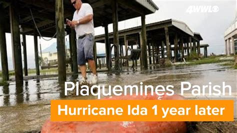 Hurricane Ida 1 year later | Plaquemines Parish - YouTube