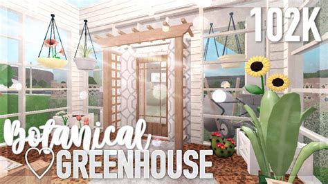 Bloxburg || Botanical Greenhouse - YouTube